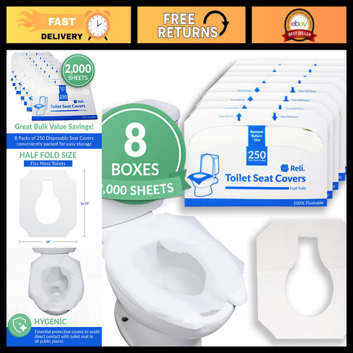 Flushable toilet seat covers - flushable,