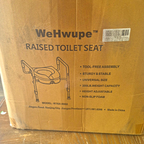 Wehwupe raised toilet - raised,