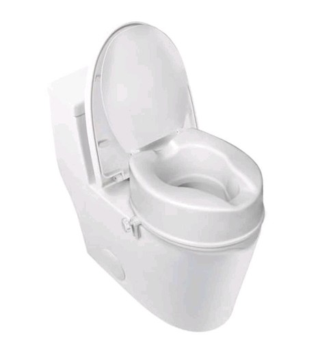 Raised toilet seat 300lbs - raised,