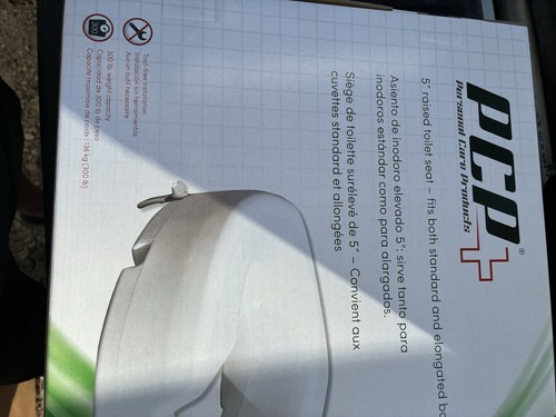 Pcp raised toilet seat - pcp+,