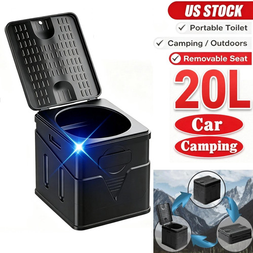 Portable camping toilet 20l - toilet,