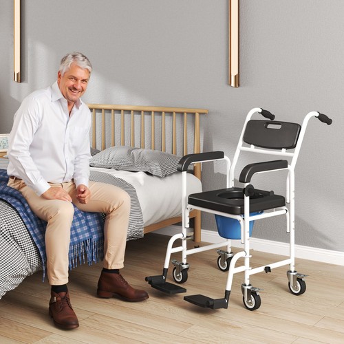 Shower chair with wheels - with,