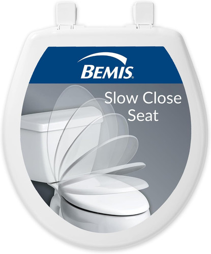 Bemis slow close round toilet - bemis,
