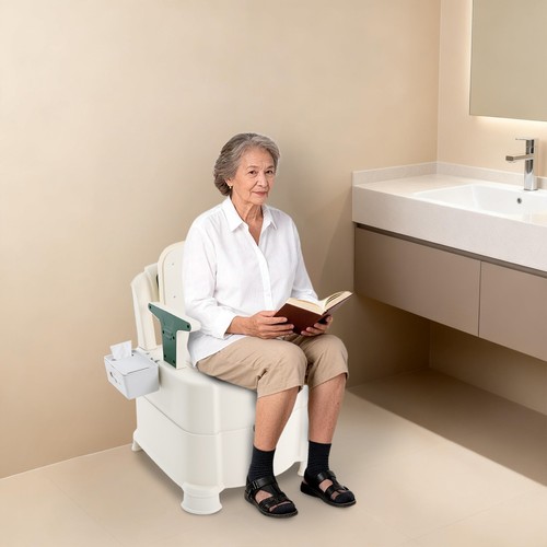Portable bedside commode - portable,