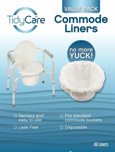 Tidycare commode liners - tidycare,