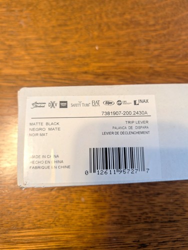 American standard matte black - american,