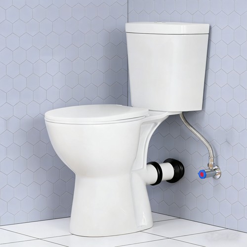 Inch tall toilet rear - toilet,