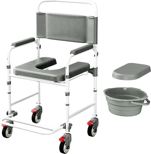 Bedside commode with wheels - commode,