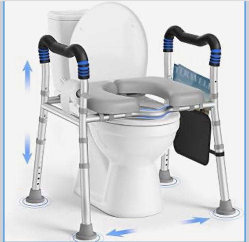 Toilet safety frame - safety,