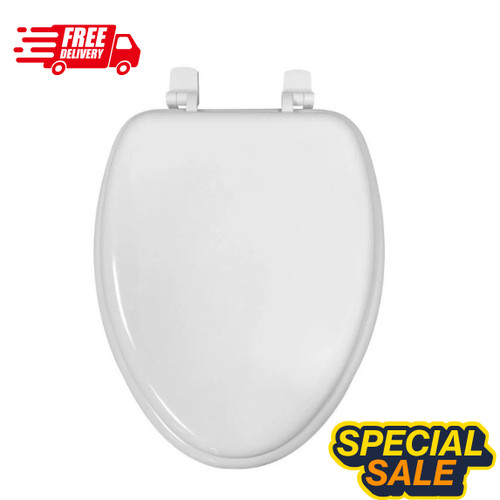 Mainstays white elongated - mainstays,