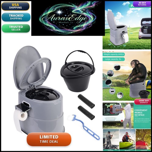Tiktun portable camping toilet - portable,