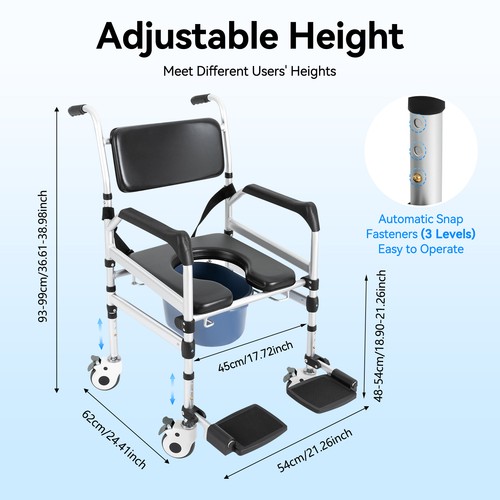 Shower chair commode - shower,
