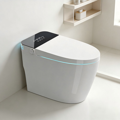 Tankless smart toilet with - toilet,