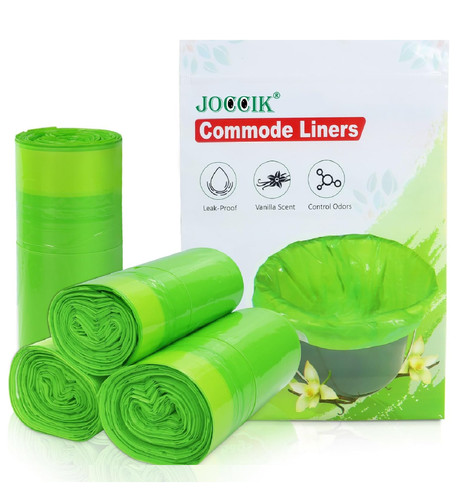 Commode liners for bedside - commode,