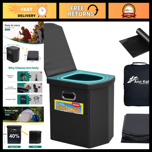 Portable toilet for adults - xl,