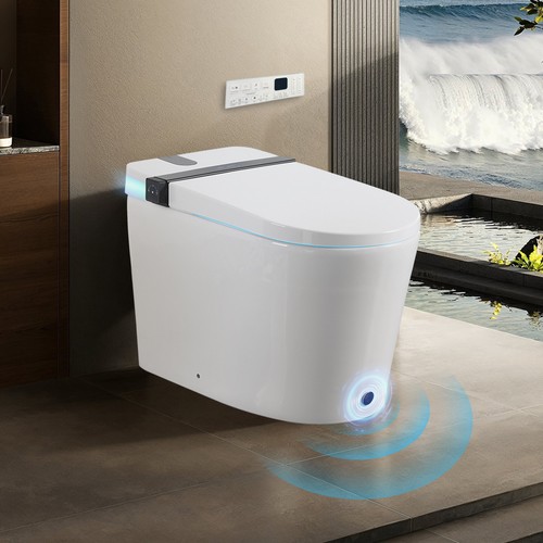 Smart toilet with bidet seat - toilet,