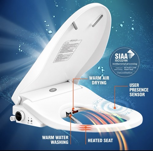 Whall smart bidet toilet - whall, seat-