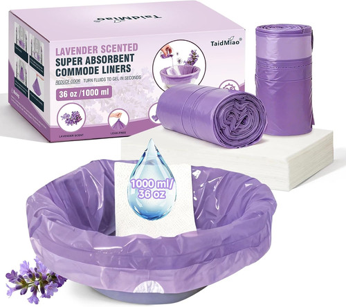 Bedside commode liners with - bedside,