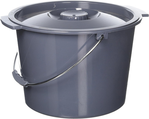 Commode bucket with lid and - commode,